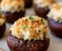 Creamy Garlic and Herb Cheese Filled Roasted Mushrooms